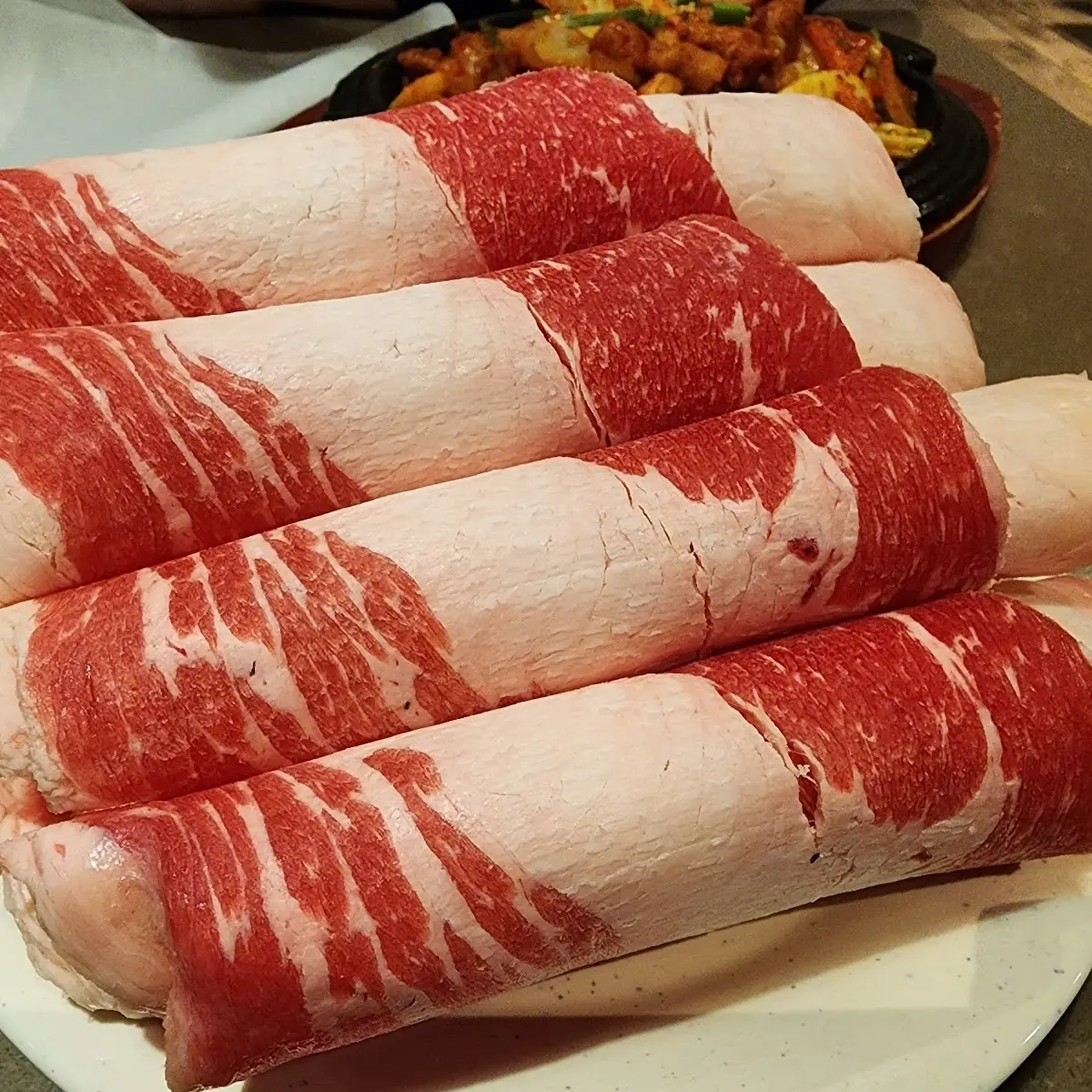Thinly Sliced Beef Brisket 차돌박이 胸叉肉